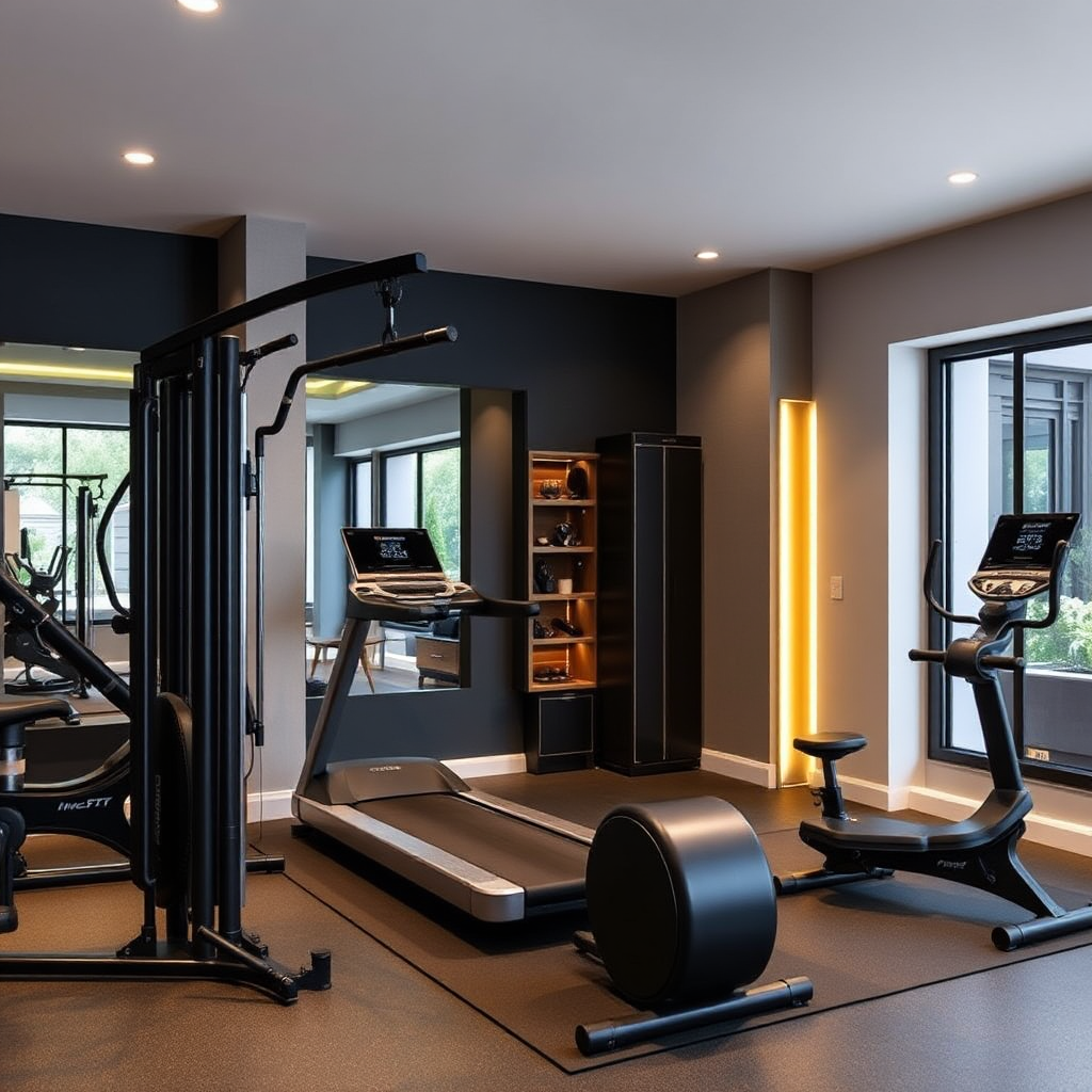Smart Home Gym Design Trends 2024 - 10