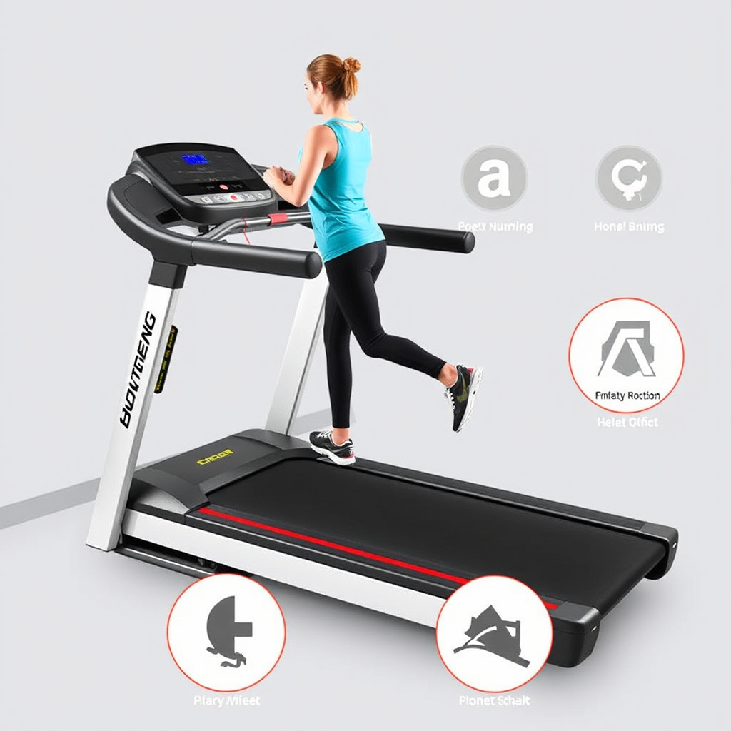 Multi-Function Running Cardio Machine Commercial Treadmill Motorized Electric Treadmill Machine for Home Use - 4